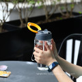 New Portable Automatic BPA Free Plastic Drinking Water Bottle Leakproof Electric Protein Shaker With Lid